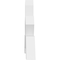 Ekena Millwork Vanguard Architectural Grade PVC Gable Bracket, 60"W x 27 1/2"H x 4"D x 6"F, 11/12 Pitch GBP060X28X0406VAN00 - alternate 2